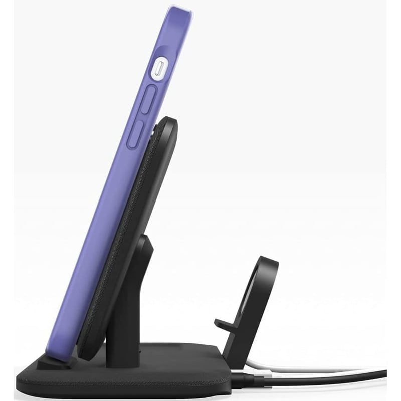 mophie wireless charging stand+ with USB-A port for Qi-enabled Devices - Thumbnail 5