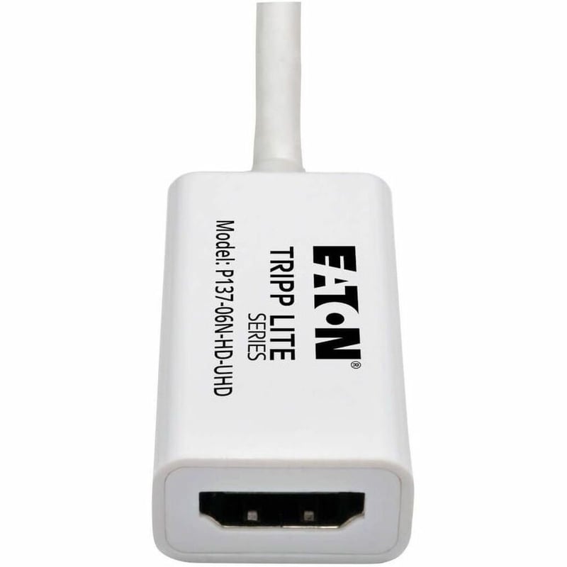 Tripp Lite by Eaton 6in Mini DisplayPort to HDMI Active Adapter Converter mDP to HDMI 4K x 2K @ 24/30Hz M/F 6" - Thumbnail 5