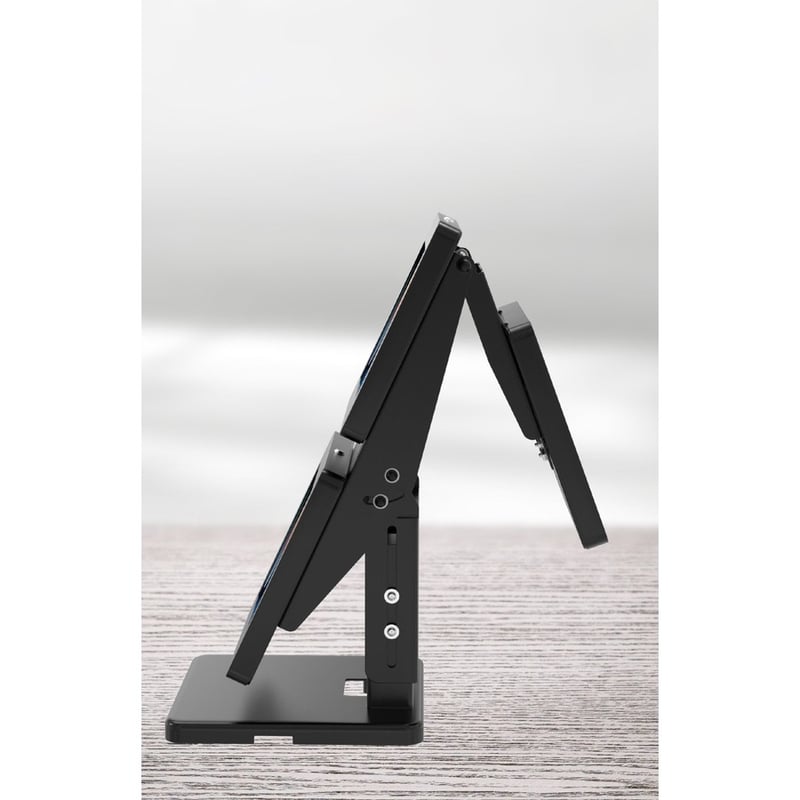 CTA Digital Triple-Screen Adjustable Kiosk with Universal Security Enclosures - Thumbnail 5