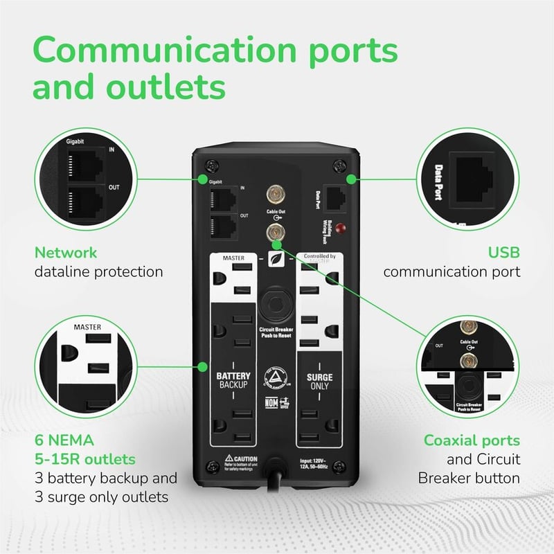 APC Back-UPS RS 700 VA Tower UPS - Thumbnail 5