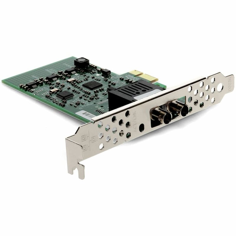 AddOn 100Mbs Single Open ST Port 2km MMF PCIe x1 Network Interface Card - Thumbnail 3