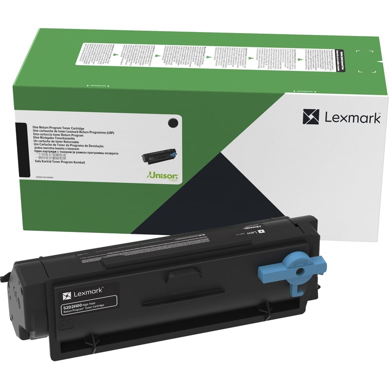 Lexmark Unison Original High Yield Laser Toner Cartridge - Black - 1 Each - Thumbnail 1
