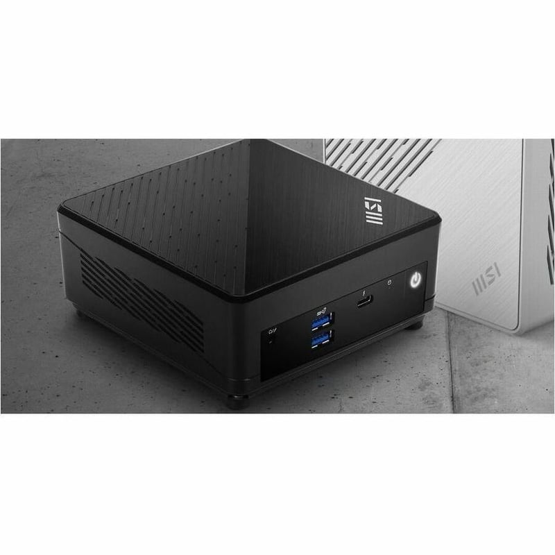 MSI Cubi 5 Cubi 5 12M-265US Desktop Computer - Intel Core i7 - 16 GB RAM DDR4 SDRAM - Mini PC - Black - Thumbnail 4