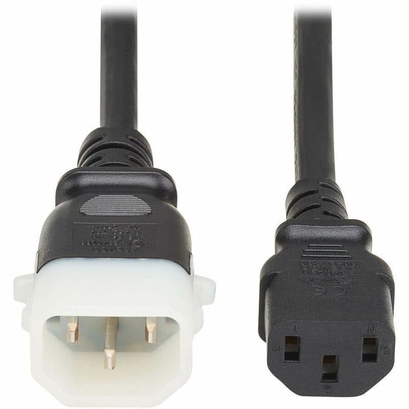 PDU POWER CORDS C13 P-LOCK C14 HEAVYDUTY 15A 250V 4FT BLACK 6 PACK - Thumbnail 2