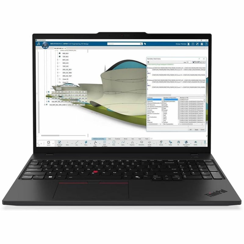 Lenovo ThinkPad P16s Gen 4 21QV0039US 16" Touchscreen Mobile Workstation - WQUXGA - Intel Core Ultra 9 2nd Gen 285H - vPro Technology - 32 GB - 512 GB SSD - English Keyboard - Black