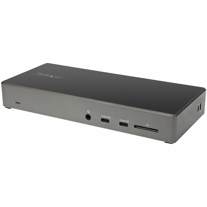 StarTech.com USB C Dock, Triple 4K Monitor USB-C Docking Station with DP 1.4 & DSC, 2x DisplayPort & 1x HDMI, 100W PD, 6x USB (2x 10Gbps) - Thumbnail 1