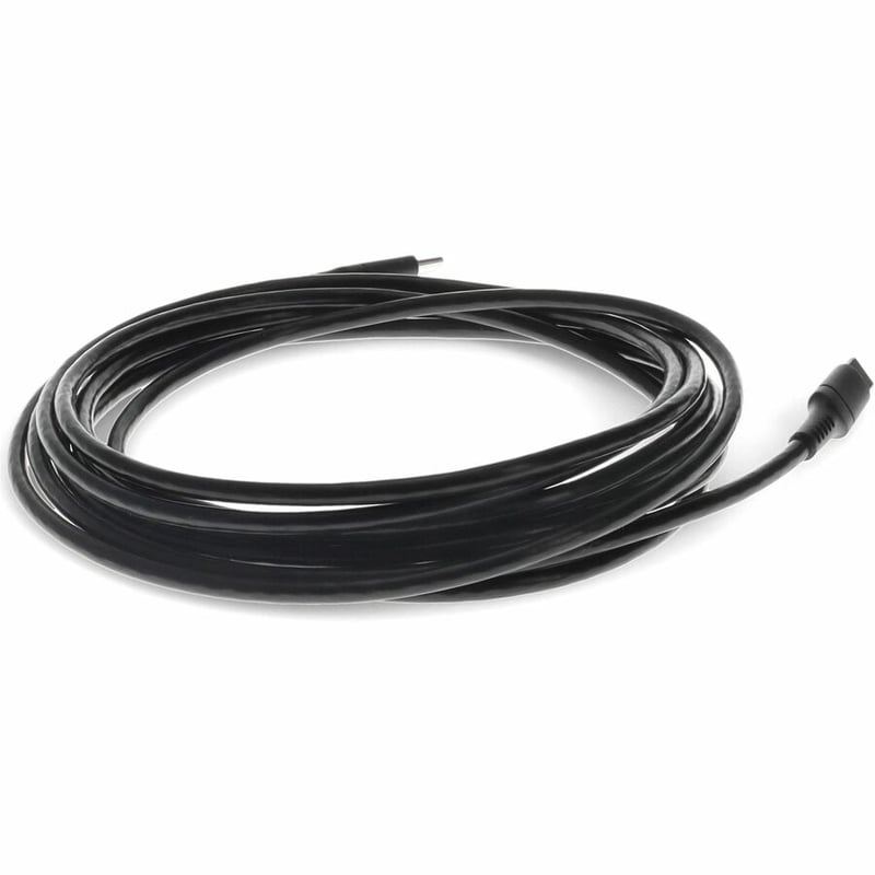 10ft (3m) USB-C Male to USB-C Male USB 2.0 Sync and Charge Black Cable - Thumbnail 5