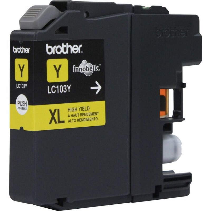 Brother Genuine Innobella LC103Y High Yield Yellow Ink Cartridge - Thumbnail 5