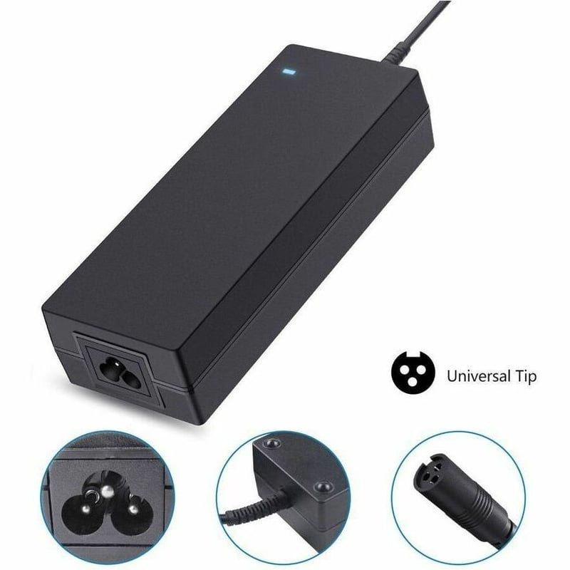 120W UNIVERSAL LAPTOP CHARGER WITH 10 INTERCHANGEABLE LAPTOP TIPS - Thumbnail 3
