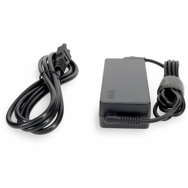 AddOn Lenovo 40Y7659 Compatible 90W 20V at 4.5A Black 5.5 mm x 2.5 mm Laptop Power Adapter and Cable - Thumbnail 4