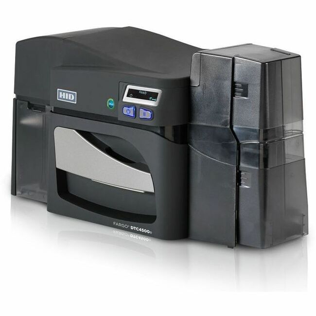 Fargo DTC4500E Single Sided Business, Academic, Government Dye Sublimation/Thermal Transfer Printer - Color - Card Print - USB - TAA Compliant - Thumbnail 1
