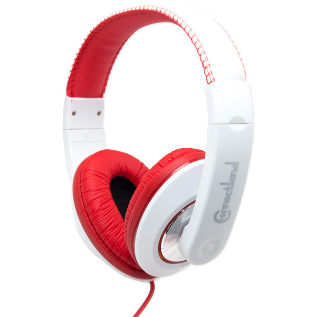 SYBA Multimedia Binaural Design Red / White Headset - Thumbnail 1
