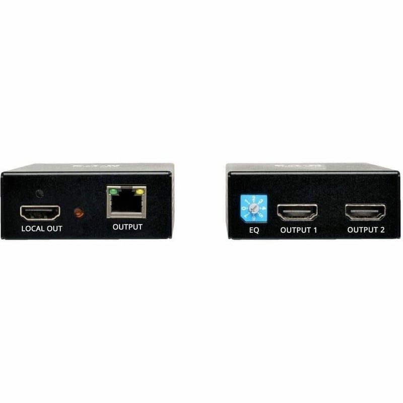 Tripp Lite by Eaton 1 x 2 HDMI over Cat5/6 Extender Kit Box-Style Transmitter/Receiver for Video/Audio Up to 150 ft. (45 m) TAA - Thumbnail 3