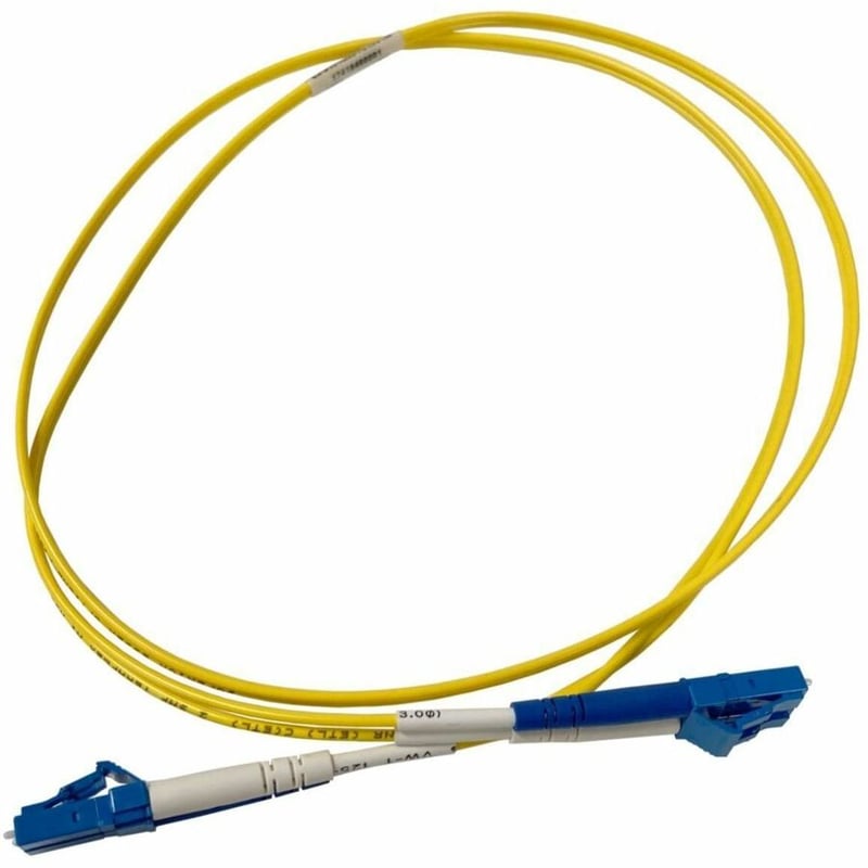 Ortronics Infinium Core LC to LC Duplex Patch Cord 2mm OS2 Plenum Yellow, 1 Meter - Thumbnail 2