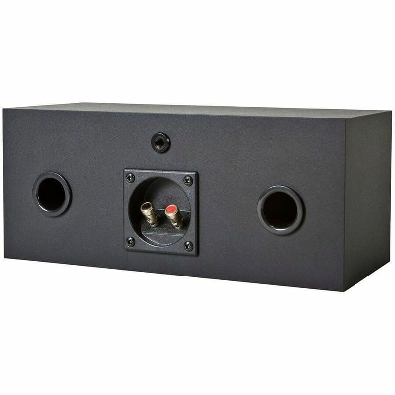 MONOPRICE PREMIUM HOME THEATER CENTER CHANNEL SPEAKER, BLACK - Thumbnail 4