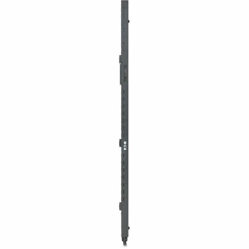 Eaton 12.6kW 200-240V 3-Phase IsoBreaker Managed PDU - Gigabit, 36 Outlets, IEC-309 60A Blue (3P+E) Input, LCD, 10 ft. (3 m) Cord, 0U, 70 in. (1.8 m) Height, TAA - Thumbnail 4