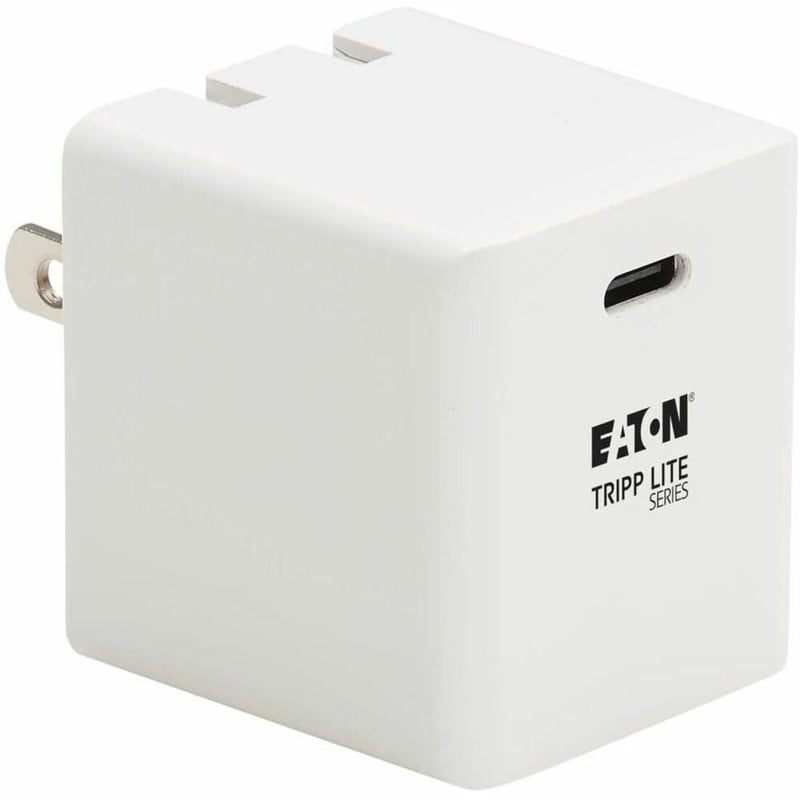 Tripp Lite by Eaton 40W Compact USB-C Wall Charger - GaN Technology USB-C Power Delivery 3.0 - Thumbnail 1