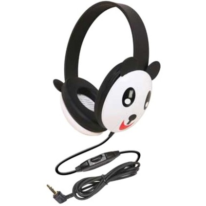 Califone Kids Stereo Wired 3.5mm Headphone Panda - Thumbnail 4