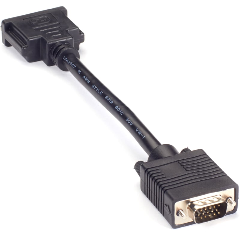 Black Box VGA to DVI-I Video Adapter Dongle - Male/Female - Thumbnail 1