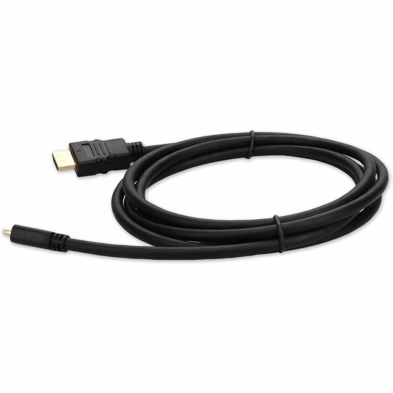 3ft HDMI 1.4 Male to Micro-HDMI 1.4 Male Black Cable For Resolution Up to 4096x2160 (DCI 4K) - Thumbnail 2