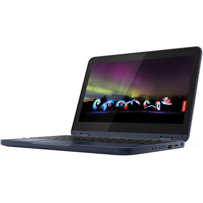 Lenovo 300w Gen 3 82J10020US 11.6" Touchscreen Convertible 2 in 1 Notebook - HD - 1366 x 768 - AMD 3015e Dual-core (2 Core) 1.20 GHz - 8 GB Total RAM - 128 GB SSD - Abyss Blue - Thumbnail 1