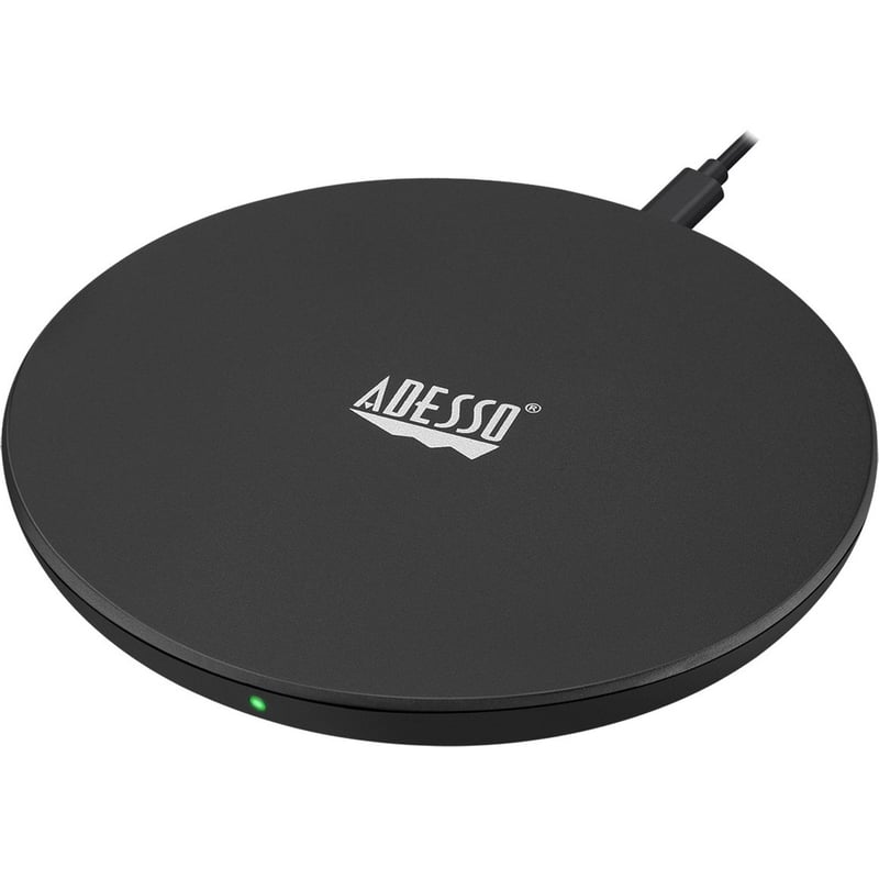 Adesso 10W Max Qi-Certified Disc-Style Wireless Charger - Thumbnail 1