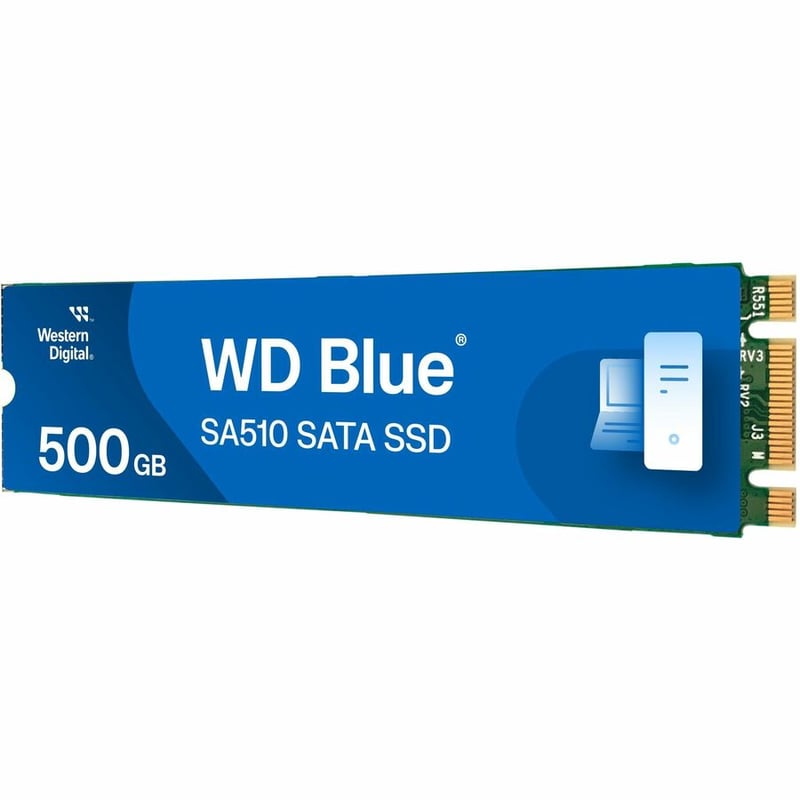 WD Blue WDS500G3B0B 500 GB Solid State Drive - M.2 Internal - SATA - Thumbnail 2