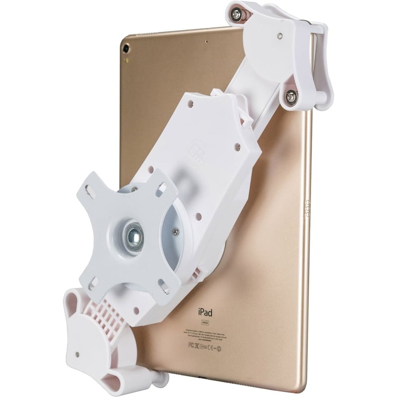 CTA Digital Rotating Wall Mount for 7-14 Inch Tablets, including iPad 10.2-inch (7th/ 8th/ 9th Generation) (White) - Thumbnail 5