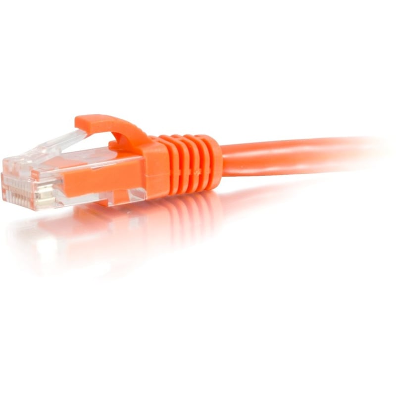 C2G 6in Cat6 Snagless Unshielded (UTP) Network Patch Cable - Orange - Thumbnail 1