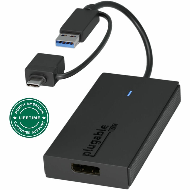 Plugable DisplayPort/USB-C/USB Audio/Video Adapter - Thumbnail 1