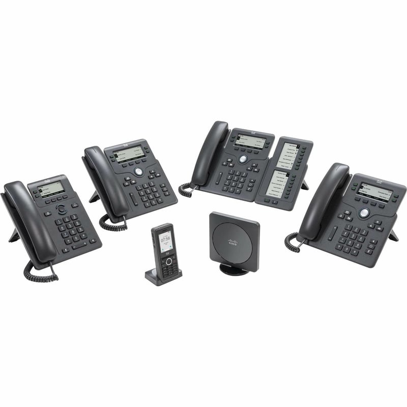 CISCO6861PHONEWITHNAPOWERADAPTERFORMPPSYSTEMS REMANUFACTURED - Thumbnail 1