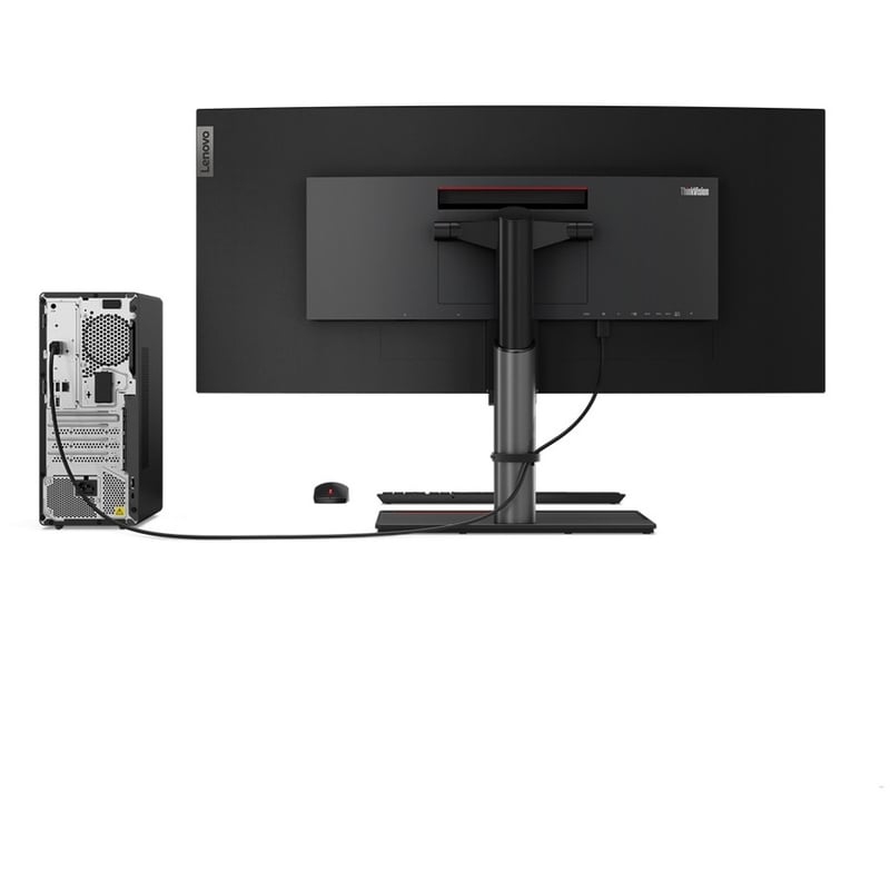 Lenovo ThinkCentre M80t Gen 3 11TE000NUS Desktop Computer - Intel Core i7 12th Gen i7-12700 - vPro Technology - 16 GB - 1 TB SSD - Tower - Black - Thumbnail 4