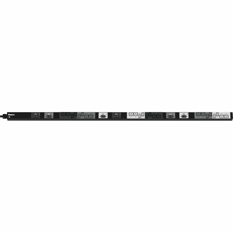 BASIC PDU 415V 30 AMP (12)C1 ERFORATED 700MM X 42RU BLACK