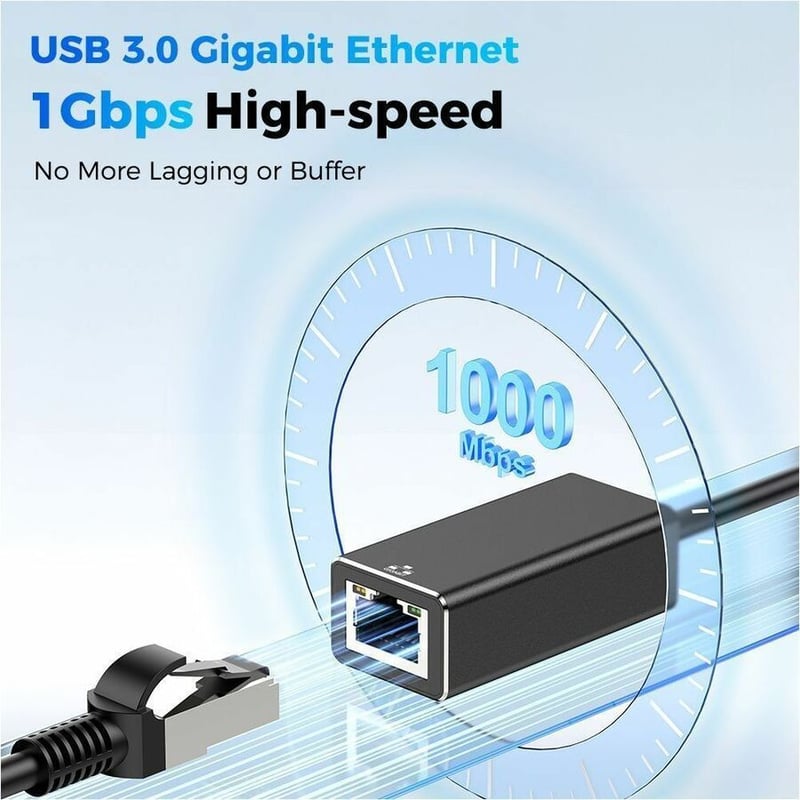 USBA 3.2 TO 1GBPS ETHERNET ADAPTER- TAA COMPLIANT - Thumbnail 3