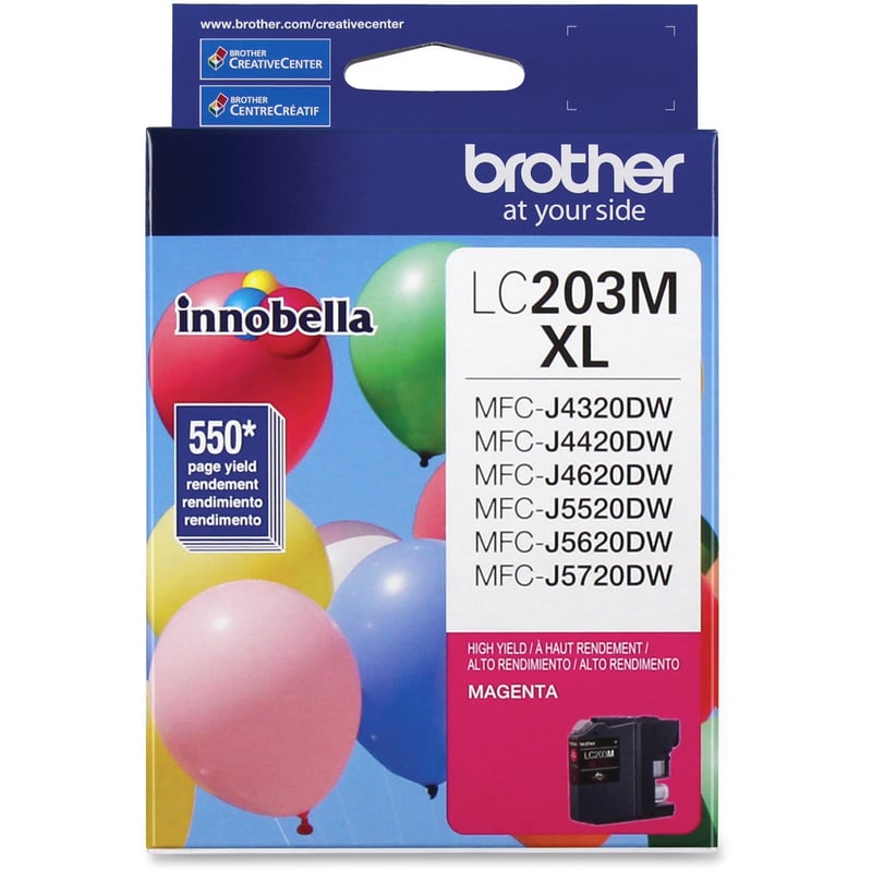 Brother Genuine Innobella LC203M High Yield Magenta Ink Cartridge - Thumbnail 1