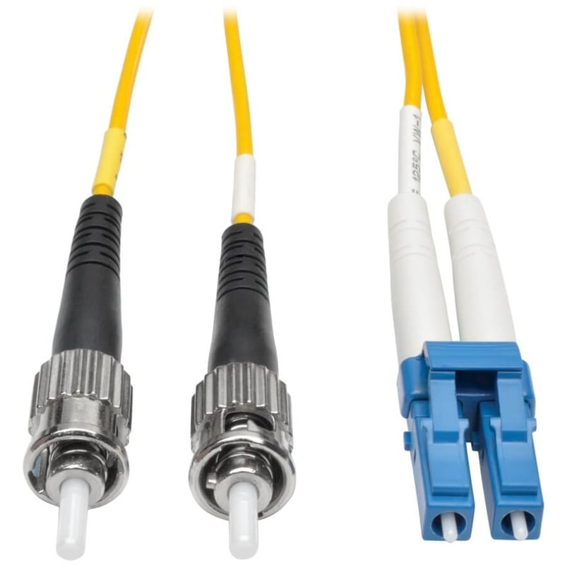 Eaton Tripp Lite Series Duplex Singlemode 9/125 Fiber Patch Cable (LC/ST), 3M (10 ft.) - Thumbnail 1