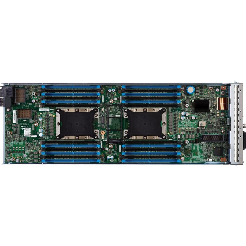 Cisco B200 M5 UCSB-B200M5-RSV1C Blade Server - 2 Xeon 6248 2.50 GHz - 32 GB RAM - 240 GB SSD - (1 x 240GB) SSD Configuration - 12Gb/s SAS Controller - Thumbnail 2
