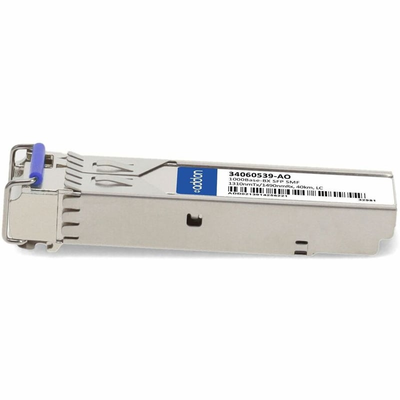 AddOn Huawei® 34060539 Compatible TAA 1000Base-BX SFP Transceiver (SMF, 1310nmTx/1490nmRx, 40km, LC, Transmission Networks) - Thumbnail 2