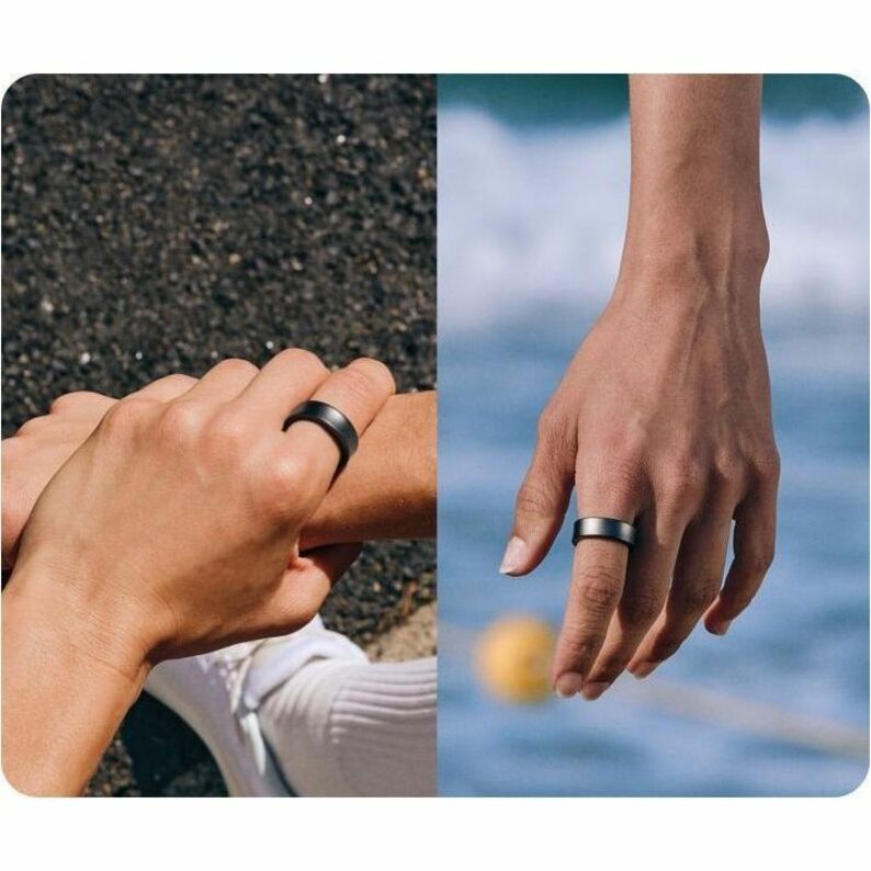 GALAXY RING SIZE 8 TITANIUM BLACK ANDROID ONLY - Thumbnail 2