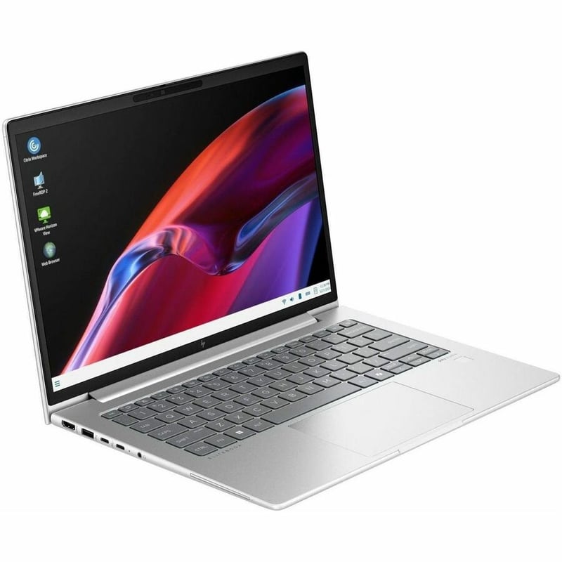 HP Elite mt645 G8 14" Touchscreen Thin Client Notebook - WUXGA - 60 Hz - AMD Ryzen 3 7335U - 8 GB - 256 GB SSD - Pike Silver - Thumbnail 2