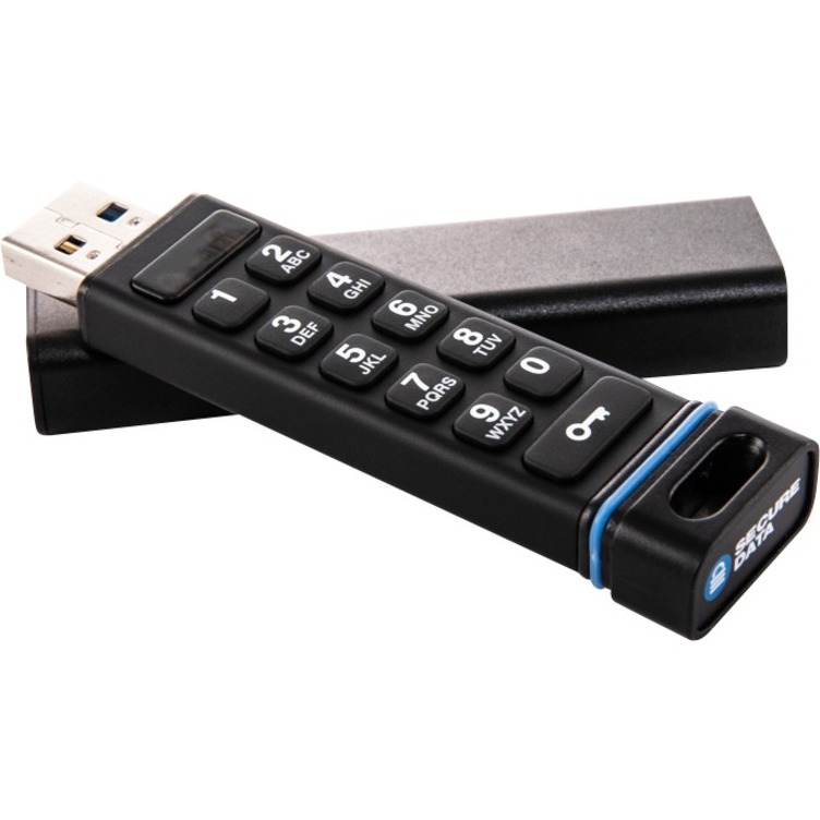 SecureDrive SecureUSB KP Hardware-Encrypted USB Flash Drive with Keypad - Thumbnail 4