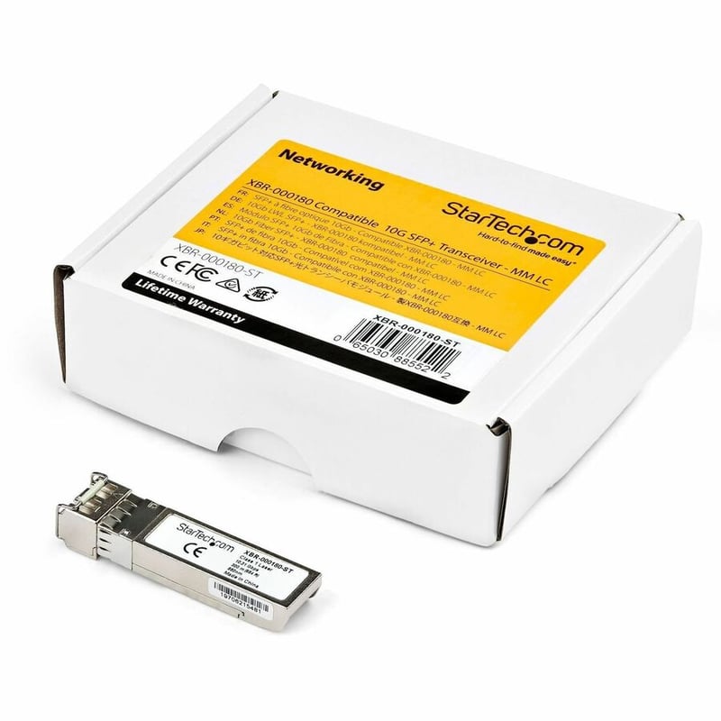StarTech Citrix EW3B0000710 Compatible SFP+ Module - 10GBASE-SR - 10GE SFP+ 10GbE Multimode Fiber MMF Optic Transceiver - 300m DDM - Thumbnail 4
