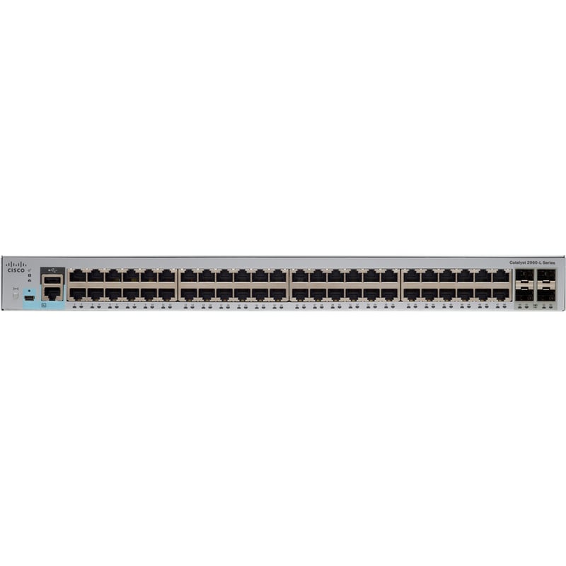 Cisco Catalyst WS-C2960L-48TS-LL Ethernet Switch - Thumbnail 2