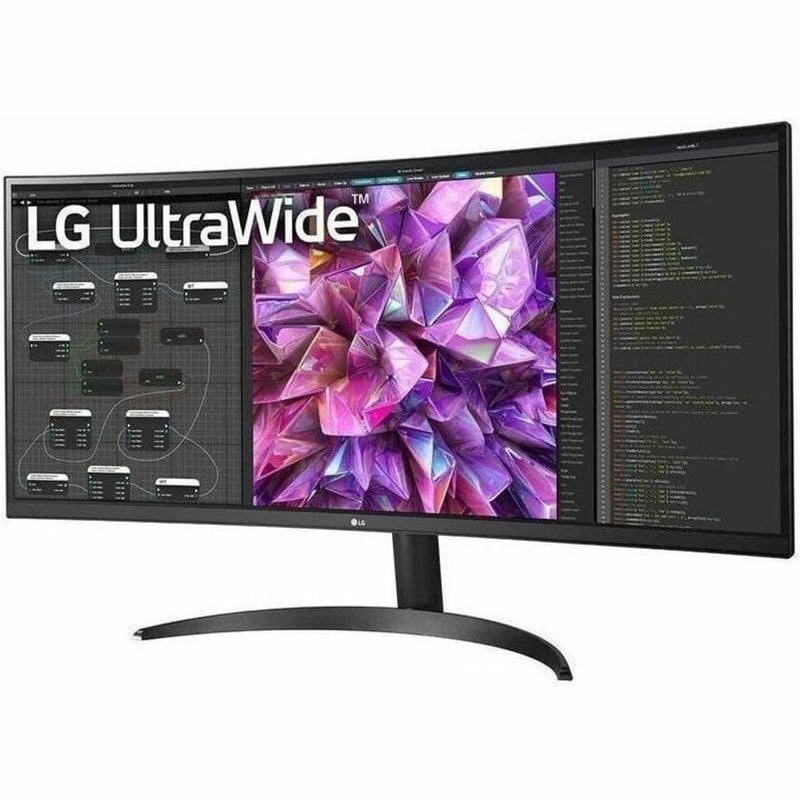 LG 34BQ60QC-B 34" Class UW-QHD Curved Screen LCD Monitor - 21:9 - Thumbnail 5