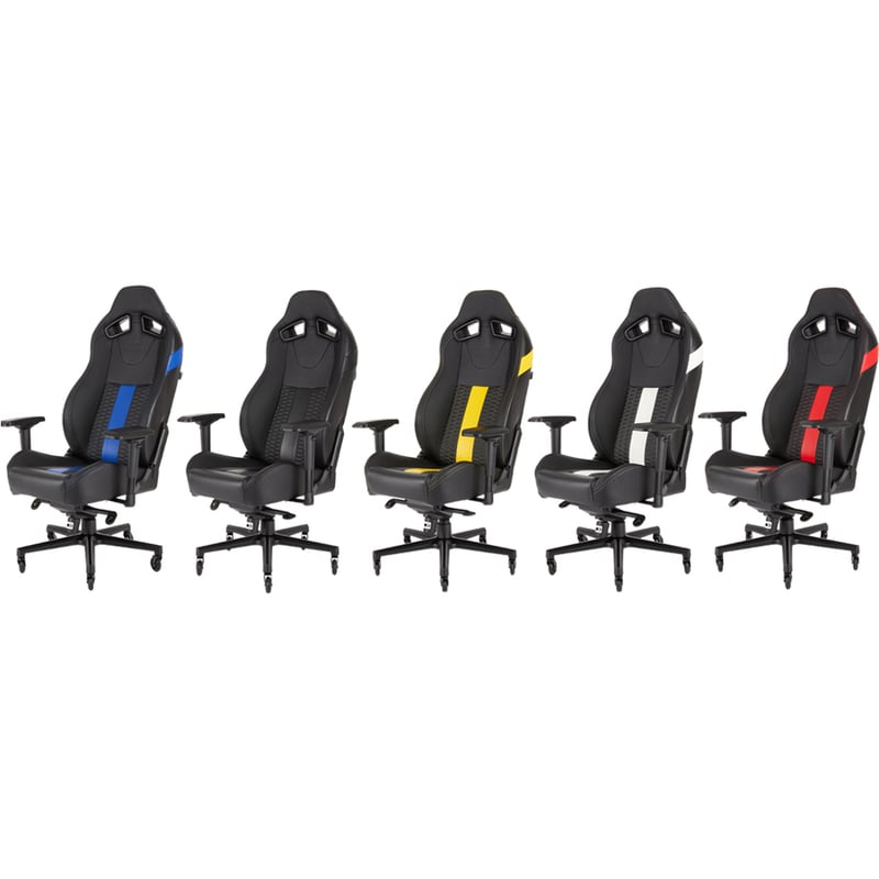 Corsair T2 ROAD WARRIOR Gaming Chair - Black/Yellow - Thumbnail 2