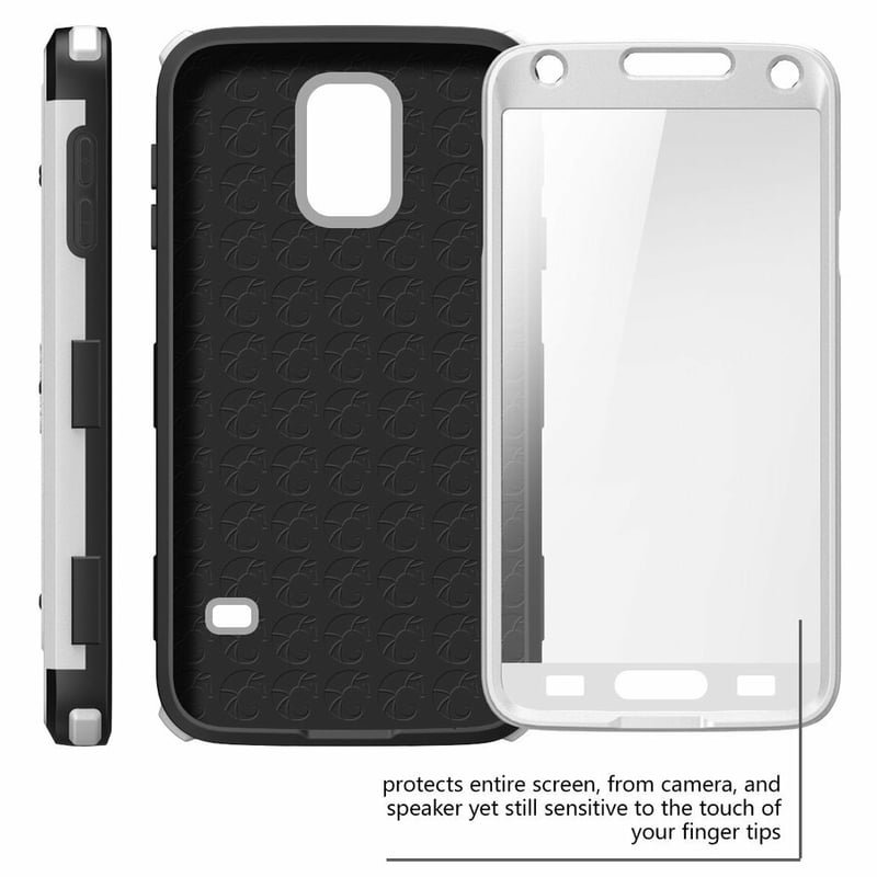 GALAXY S5 ARMORBOX W/ SCREEN - WHITE - Thumbnail 2