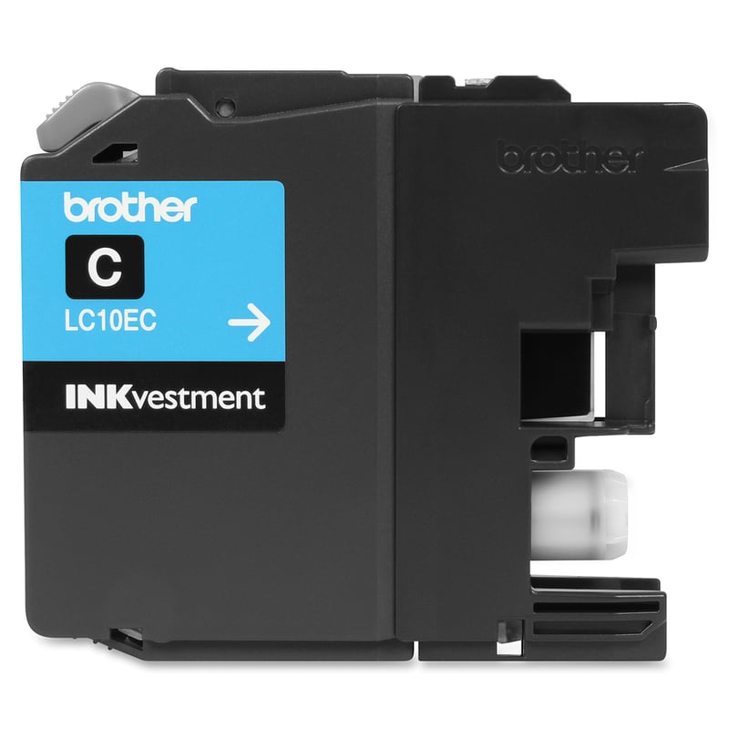 Brother Genuine LC10EC INKvestment Super High Yield Cyan Ink Cartridge - Thumbnail 3
