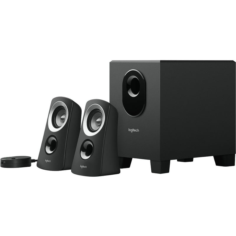 Logitech Z313 2.1 Speaker System - 25 W RMS - Black - Thumbnail 5