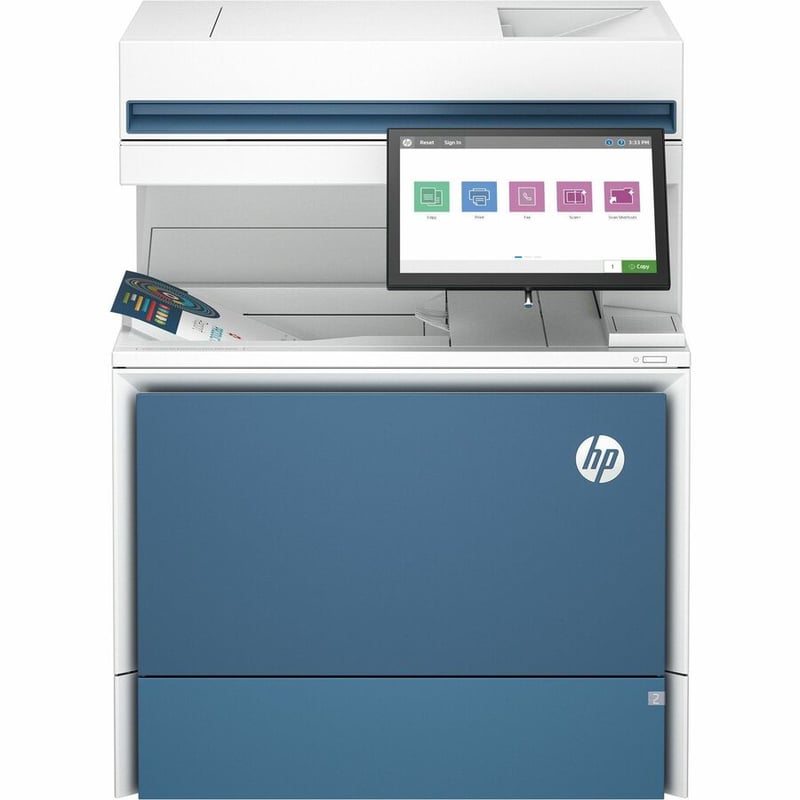 HP LaserJet Enterprise 6800zf Wired Laser Multifunction Printer - Thumbnail 3