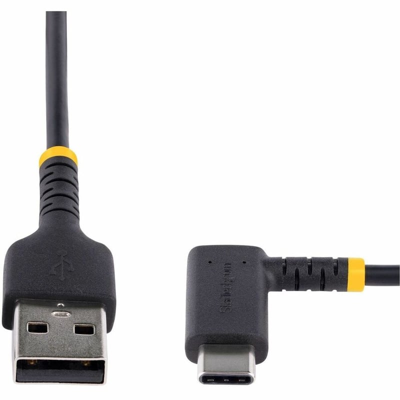 StarTech.com 6in (15cm) USB A to C Charging Cable Right Angle, Heavy Duty Fast Charge USB-C Cable, Durable and Rugged Aramid Fiber, 3A - Thumbnail 5